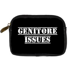 Genitore Issues  Digital Camera Leather Case by ConteMonfrey