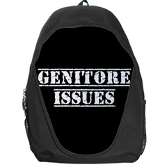 Genitore Issues  Backpack Bag by ConteMonfrey