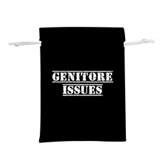 Genitore Issues  Lightweight Drawstring Pouch (m) by ConteMonfrey