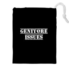 Genitore Issues  Drawstring Pouch (4xl) by ConteMonfrey