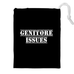 Genitore Issues  Drawstring Pouch (5xl) by ConteMonfrey