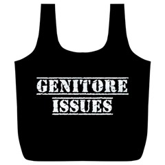 Genitore Issues  Full Print Recycle Bag (xxl) by ConteMonfrey