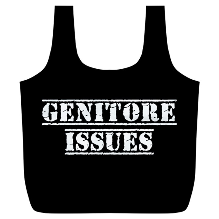 Genitore Issues  Full Print Recycle Bag (XXXL)