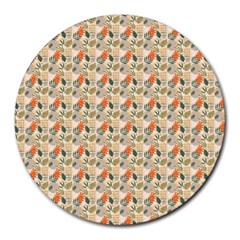 Abstract Pattern Round Mousepad