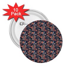 Paisley Pattern 2.25  Buttons (10 pack) 