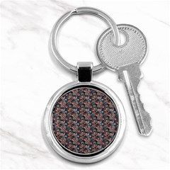 Paisley Pattern Key Chain (Round)