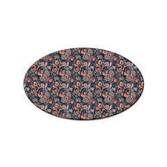 Paisley Pattern Sticker (Oval)