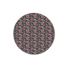 Paisley Pattern Magnet 3  (Round)