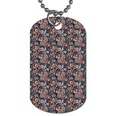 Paisley Pattern Dog Tag (One Side)