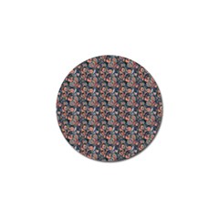 Paisley Pattern Golf Ball Marker (4 pack)