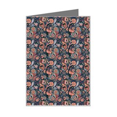 Paisley Pattern Mini Greeting Card by designsbymallika