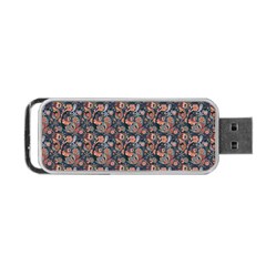 Paisley Pattern Portable USB Flash (One Side)