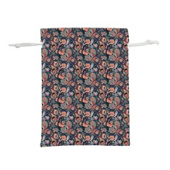 Paisley Pattern Lightweight Drawstring Pouch (M)