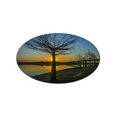 Grande Stream Landscape, Flores, Uruguay002 Sticker (oval) by dflcprintsclothing