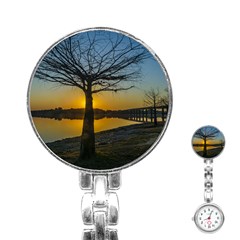 Grande Stream Landscape, Flores, Uruguay002 Stainless Steel Nurses Watch by dflcprintsclothing