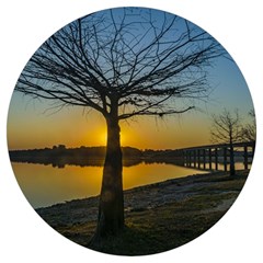 Grande Stream Landscape, Flores, Uruguay002 Round Trivet by dflcprintsclothing