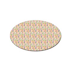 Water Color Pattern Sticker (oval) by designsbymallika