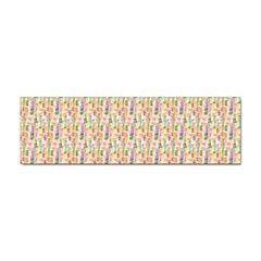 Water Color Pattern Sticker (bumper) by designsbymallika