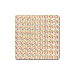 Water Color Pattern Square Magnet by designsbymallika