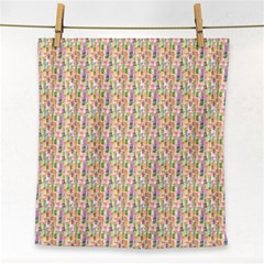 Water Color Pattern Face Towel