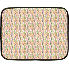 Water Color Pattern Double Sided Fleece Blanket (Mini) 