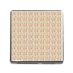 Water Color Pattern Memory Card Reader (square 5 Slot) by designsbymallika