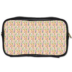 Water Color Pattern Toiletries Bag (Two Sides)