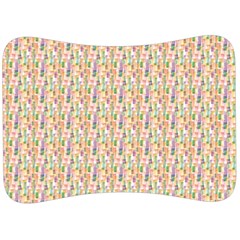 Water Color Pattern Velour Seat Head Rest Cushion by designsbymallika