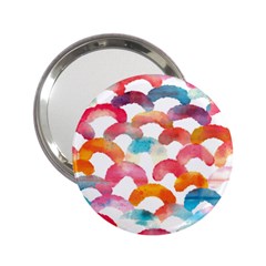 Rainbow Pattern 2 25  Handbag Mirrors by designsbymallika