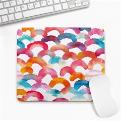 Rainbow Pattern Large Mousepad by designsbymallika