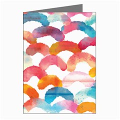 Rainbow Pattern Greeting Cards (pkg Of 8) by designsbymallika