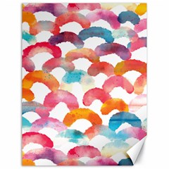 Rainbow Pattern Canvas 18  X 24  by designsbymallika