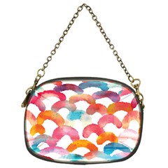 Rainbow Pattern Chain Purse (one Side) by designsbymallika