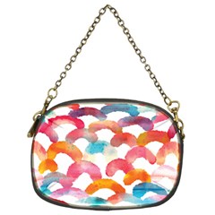 Rainbow Pattern Chain Purse (two Sides) by designsbymallika