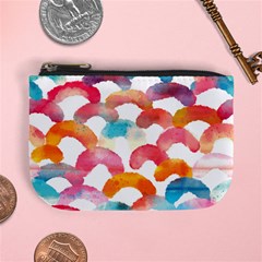 Rainbow Pattern Mini Coin Purse by designsbymallika