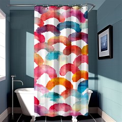 Rainbow Pattern Shower Curtain 36  X 72  (stall)  by designsbymallika