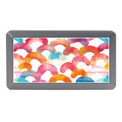 Rainbow Pattern Memory Card Reader (mini) by designsbymallika