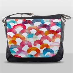 Rainbow Pattern Messenger Bag by designsbymallika