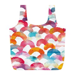 Rainbow Pattern Full Print Recycle Bag (l) by designsbymallika