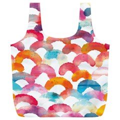 Rainbow Pattern Full Print Recycle Bag (xl) by designsbymallika