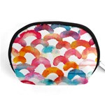 Rainbow Pattern Accessory Pouch (Medium) Front