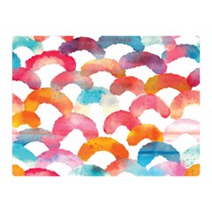 Rainbow Pattern Double Sided Flano Blanket (mini)  by designsbymallika