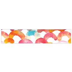 Rainbow Pattern Small Flano Scarf by designsbymallika