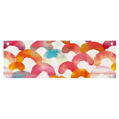 Rainbow Pattern Banner And Sign 6  X 2  by designsbymallika