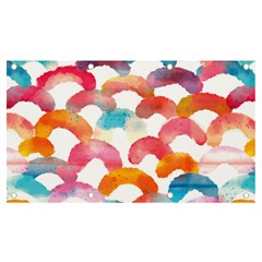 Rainbow Pattern Banner And Sign 7  X 4 