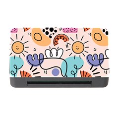 Abstract Doodle Pattern Memory Card Reader With Cf by designsbymallika