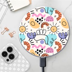 Abstract Doodle Pattern Wireless Charger by designsbymallika