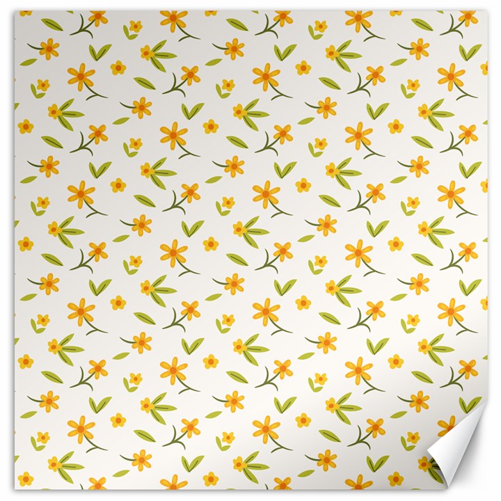 Cute Flower Design Canvas 16  x 16 