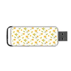 Cute Flower Design Portable Usb Flash (one Side) by designsbymallika