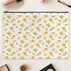 Cute Flower Design Cosmetic Bag (xxxl) by designsbymallika